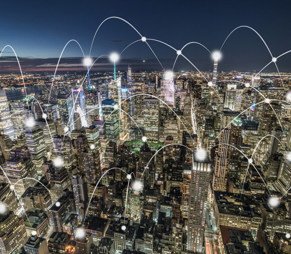 Connecting business buildings with wireless coverage